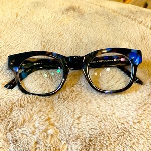 Warby Parker Kimball eyeglasses in Tanzanite Tortoise